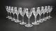 Group of 12 Baccarat France Crystal Cordial Wine Glasses in Bellinzona, Signed