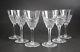 Group of 6 Baccarat France Crystal Sherry Wine Glasses in Bellinzona, Signed