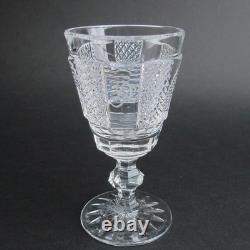 Hibernia by Waterford Cut Crystal 4 3/4 Set of 5 Port Wine Glasses Monogrammed