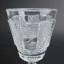 Hibernia by Waterford Cut Crystal 4 3/4 Set of 5 Port Wine Glasses Monogrammed