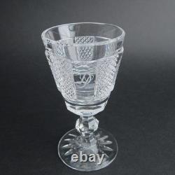 Hibernia by Waterford Cut Crystal 4 3/4 Set of 5 Port Wine Glasses Monogrammed