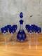 Horst Belda'Stars of Midnight' 12 Wine Glasses and Decanter Franklin Germany