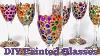 How To Paint Wine Glasses Painting Glasses For Brunch Mimosas