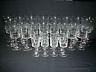 Huge Lot of 28 Noritake Rondo Crystal Water-Wine-Cordial Glasses Goblets