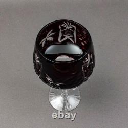 Imperlux Germany Cut to Clear Crystal 8 Wine Hock Glasses Goblets Set Of 6
