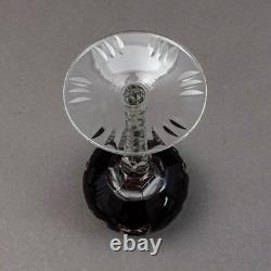Imperlux Germany Cut to Clear Crystal 8 Wine Hock Glasses Goblets Set Of 6