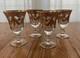 Interglass / Arte Italica MEDICI Italy Crystal Wine Glasses Set Of 4 24K