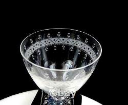 Irish Georgian Antique Crystal Lemon Squeezer 5 1/8 Rummer Wine Glass 1780