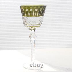 Italian Crystal Stemware Glasses Hand Carved Glass With Gift Box 5oz 5PCS