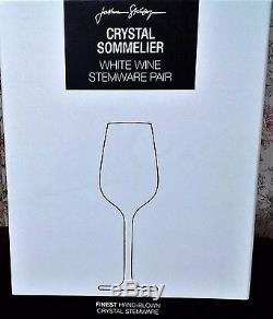 Joshua Steinberg Crystal Sommelier White Wine Glasses (Pair)