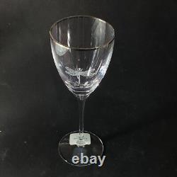 KATE SPADE LENOX JUNE LANE WINE GLASSES, Etched Lead Crystal, Dragonfly, 4PCS