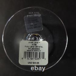 KATE SPADE LENOX JUNE LANE WINE GLASSES, Etched Lead Crystal, Dragonfly, 4PCS