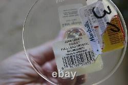 Kate Spade Lenox Crystal JUNE LANE Water Goblet Glass Dragonfly Wine NWT S/4