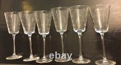 Kate Spade Lenox Larabee Dot Crystal Wine Glasses / Iced Tea / Goblet 9 1/4 (6)