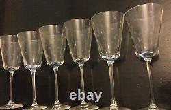 Kate Spade Lenox Larabee Dot Crystal Wine Glasses / Iced Tea / Goblet 9 1/4 (6)