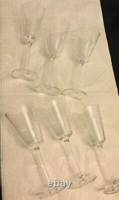 Kate Spade Lenox Larabee Dot Crystal Wine Glasses / Iced Tea / Goblet 9 1/4 (6)