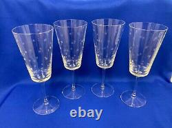 Kate Spade New York Lenox Set of 4 Larabee Dot Crystal Wine Glasses Glasses 9