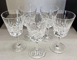 King Edward by Gorham Crystal 6 Oz. Wine Glasses 6H Set of 5