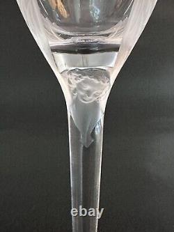 LALIQUE Crystal Angel Wing Champagne Glass