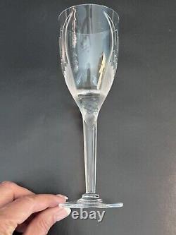 LALIQUE Crystal Angel Wing Champagne Glass