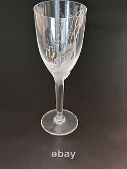 LALIQUE Crystal Angel Wing Champagne Glass