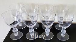 LALIQUE Fine Crystal 6 Oz. PORT WINE GLASSES, Saint Hubert, France