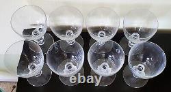 LALIQUE Fine Crystal 6 Oz. PORT WINE GLASSES, Saint Hubert, France