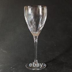 LENOX FIRELIGHT PLATINUM WINE GLASSES, Cut Lead Crystal, 7 7/8, 6 oz, USA, 4PC