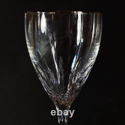 LENOX FIRELIGHT PLATINUM WINE GLASSES, Cut Lead Crystal, 7 7/8, 6 oz, USA, 4PC