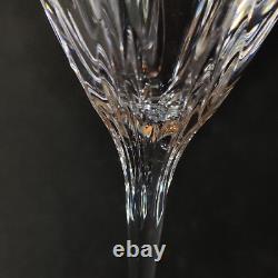 LENOX FIRELIGHT PLATINUM WINE GLASSES, Cut Lead Crystal, 7 7/8, 6 oz, USA, 4PC