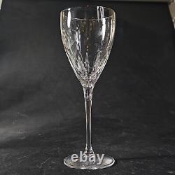 LENOX FIRELIGHT PLATINUM WINE GLASSES, Cut Lead Crystal, 7 7/8, 6 oz, USA, 4PCS