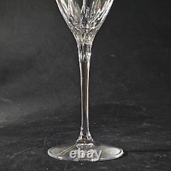 LENOX FIRELIGHT PLATINUM WINE GLASSES, Cut Lead Crystal, 7 7/8, 6 oz, USA, 4PCS