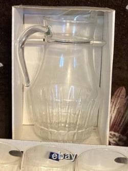 Lady Victoria Chantelle Crystal Set 8 Wine 4 Rocks Glasses & Pitcher France NIB Lady Victoria Chantelle Crystal Set 8 Wine 4 Rocks Glasses & Pitcher France NIB