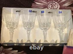 Lady Victoria Chantelle Crystal Set 8 Wine 4 Rocks Glasses & Pitcher France NIB Lady Victoria Chantelle Crystal Set 8 Wine 4 Rocks Glasses & Pitcher France NIB