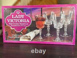 Lady victoria fine crystal stemware