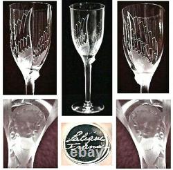 Lalique Angel Tall Stemmed Champagne /wine Glass. Quality Gift /investment