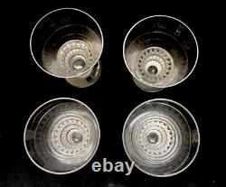 Lalique Four Bourgueil Glasses