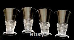 Lalique Four Bourgueil Glasses