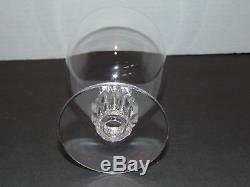 Lalique France ALGER Crystal Glass Stemware Wine/Water Goblets 4.75 Tall