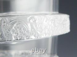 Lalique France Crystal RICQUEWIHR RIQUEWIHR GRAPES WINE COOLER ICE BUCKET