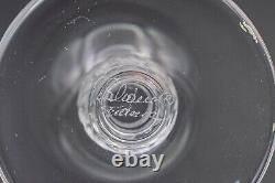 Lalique France Crystal St Saint Hubert Port Wine Glasses Set of 5 -4 5/8