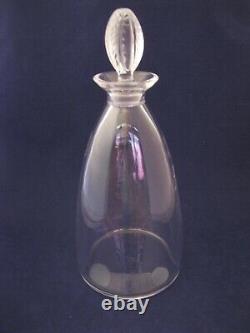 Lalique France Fontainebleau Crystal Wine Decanter