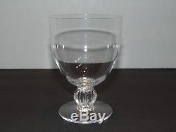 Lalique France LANGEAIS Crystal Glass Stemware Wine/Water Goblets 4.75 Tall