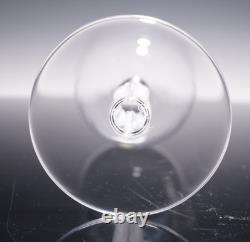 Lalique (Paris) DIAMANT (Diamond) Crystal Wine Glasses #15901 (2 Each) NIB