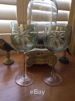Lenox British Colonial Balloon Wine Glass Excellent 4 Glasses NEW-RARE FIND