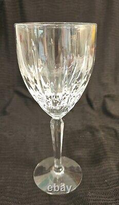 Lenox Clarity Cut Crystal Wine Glasses 7 Set of 10 Discontinued -Free Shipping