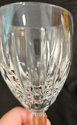 Lenox Clarity Cut Crystal Wine Glasses 7 Set of 10 Discontinued -Free Shipping