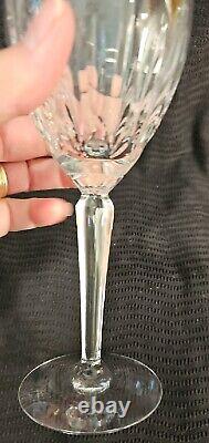 Lenox Clarity Cut Crystal Wine Glasses 7 Set of 10 Discontinued -Free Shipping