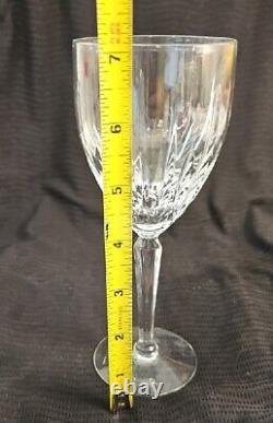 Lenox Clarity Cut Crystal Wine Glasses 7 Set of 10 Discontinued -Free Shipping