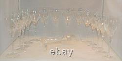 Lenox Crystal Long Stem Wine Glasses Discontinued Encore Pattern Set of 15